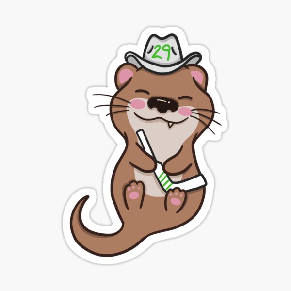 Item preview, Jake The Hockey Otter designed and sold by NikkyChiken.