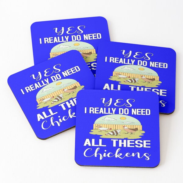 Item preview, Funny Chicken Lover Gift Yes I Really Do Need All These Chickens designed and sold by fantasticdesign.