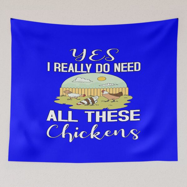 Item preview, Funny Chicken Lover Gift Yes I Really Do Need All These Chickens designed and sold by fantasticdesign.