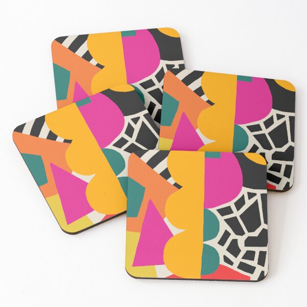 Item preview, Abstract geometric art 80s style designed and sold by juliaemelian.