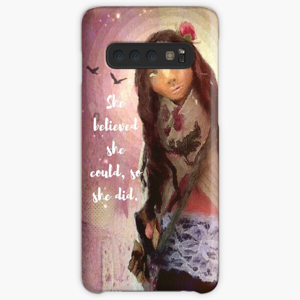 "Wisdom Keeper Series 1: She Believed She Could" Samsung Galaxy Snap Case