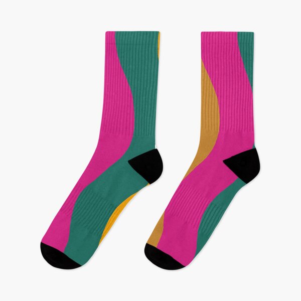 Item preview, Abstract waves retro 80s colors designed and sold by juliaemelian.