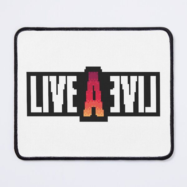 Item preview, Live A Live™ - Pixel Art Logo designed and sold by SWISH-Design.