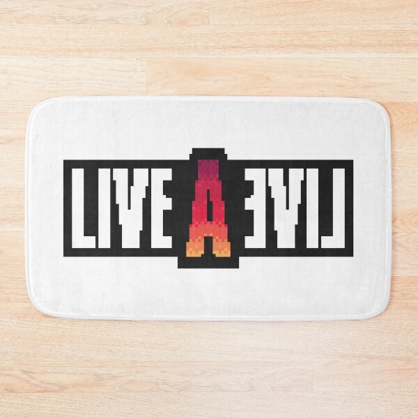 Item preview, Live A Live™ - Pixel Art Logo designed and sold by SWISH-Design.
