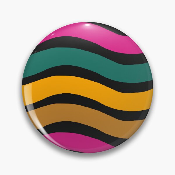Item preview, Abstract waves retro 80s colors designed and sold by juliaemelian.