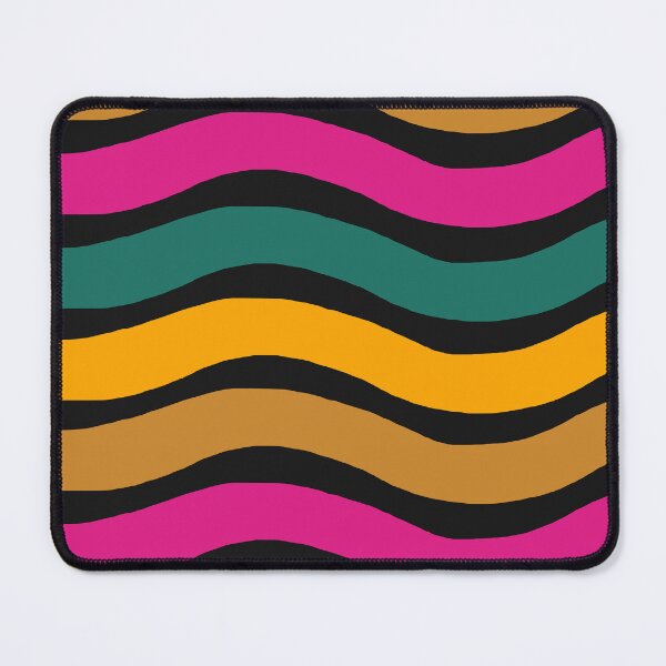 Item preview, Abstract waves retro 80s colors designed and sold by juliaemelian.