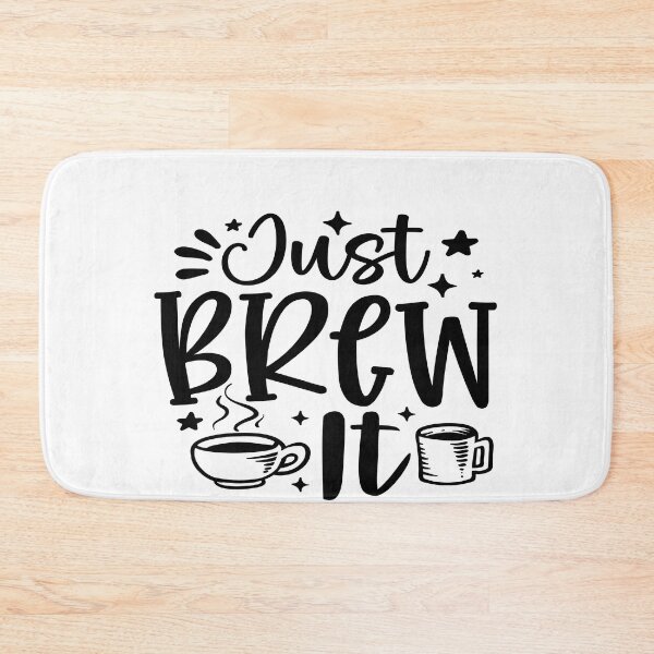 Item preview, Just Brew It - Funny Coffee Lovers Quotes Vintage designed and sold by Cupsofdreams.