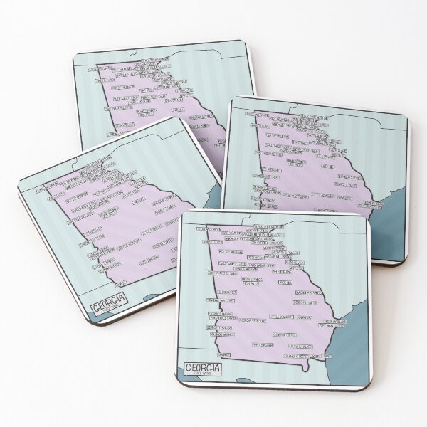Item preview, Georgia State Parks Map designed and sold by FinlayMcNevin.