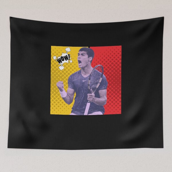 Item preview, ALCARAZ new top tennis player - pop art designed and sold by 20 Bucks.