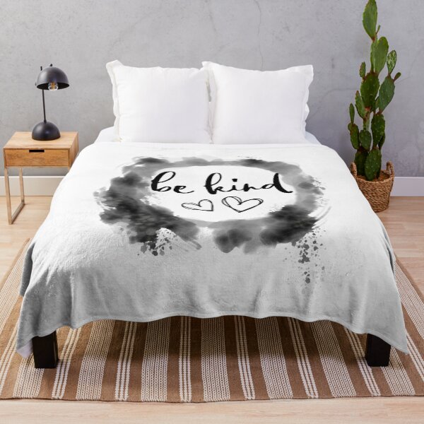 Item preview, Be Kind Inspirational Quote | Black Watercolour Circle Border: designed and sold by LifeAndWonder.
