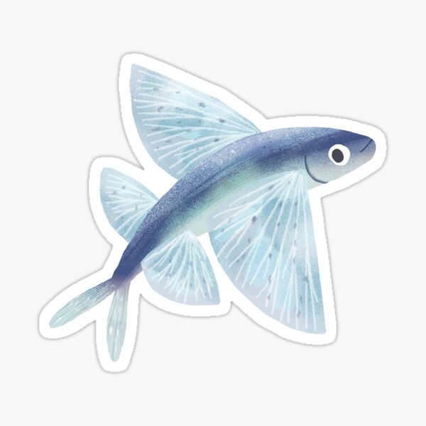 Flying Fish Sticker