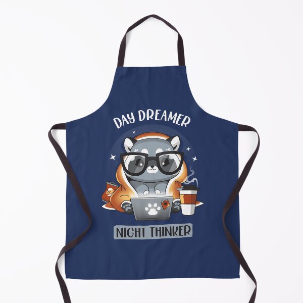 Item preview, Nocturnal Personality - Cute Nerdy Racoon designed and sold by Snouleaf.