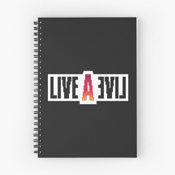 Item preview, Live A Live™ - Pixel Art Logo (Black Letters) designed and sold by SWISH-Design.