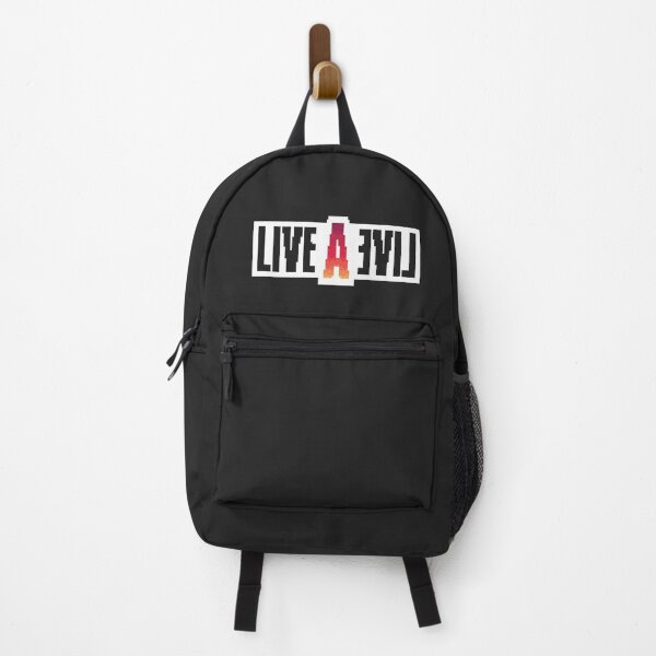 Item preview, Live A Live™ - Pixel Art Logo (Black Letters) designed and sold by SWISH-Design.