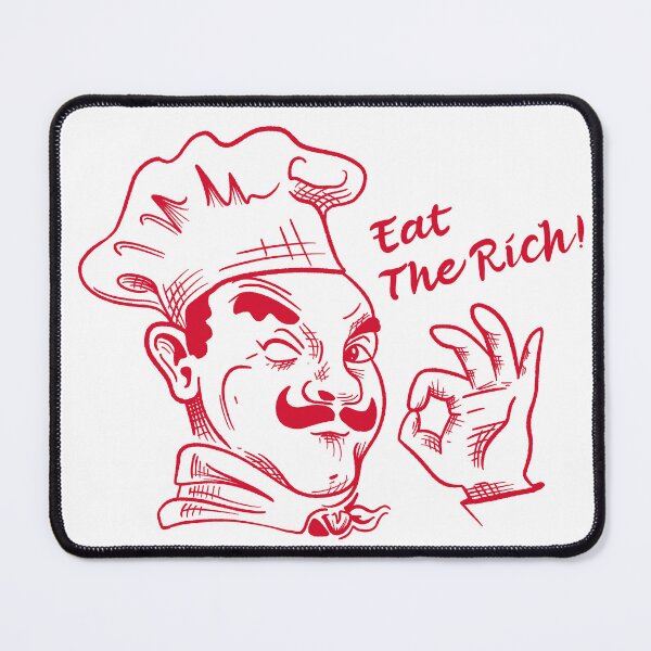 Item preview, Eat the rich - Funny Pizza box guy designed and sold by abowersock.