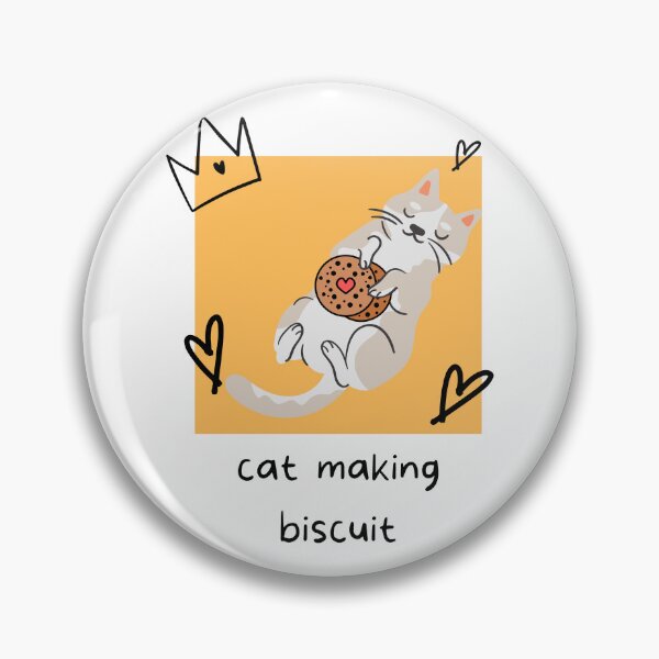 Item preview, cat making biscuits designed and sold by PaulGoldStore.