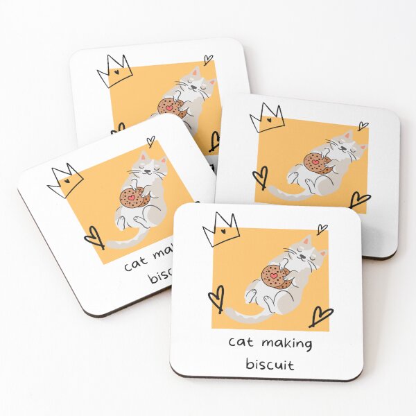 Item preview, cat making biscuits designed and sold by PaulGoldStore.