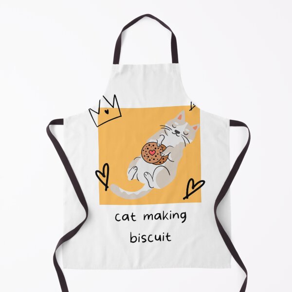 Item preview, cat making biscuits designed and sold by PaulGoldStore.