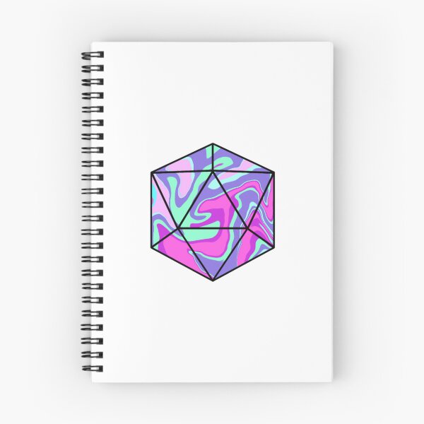 Item preview, DND Tie Dye D20 Dice designed and sold by maddiesreading.