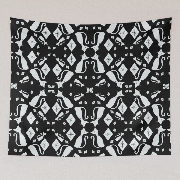 Item preview, Big Atomic cat pattern  designed and sold by bramblewood56.