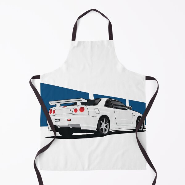 Item preview, Nissan GTR-34 Vector Art designed and sold by JonasJunqueira.