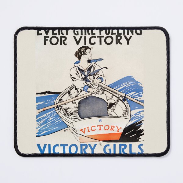 Item preview, Edward Penfield - Every Girl Pulling for Victory, Victory Girls United War Work Campaign (1918) designed and sold by AY-Store24.