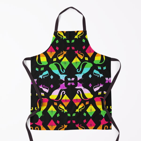 Item preview, Rainbow Atomic cat pattern designed and sold by bramblewood56.