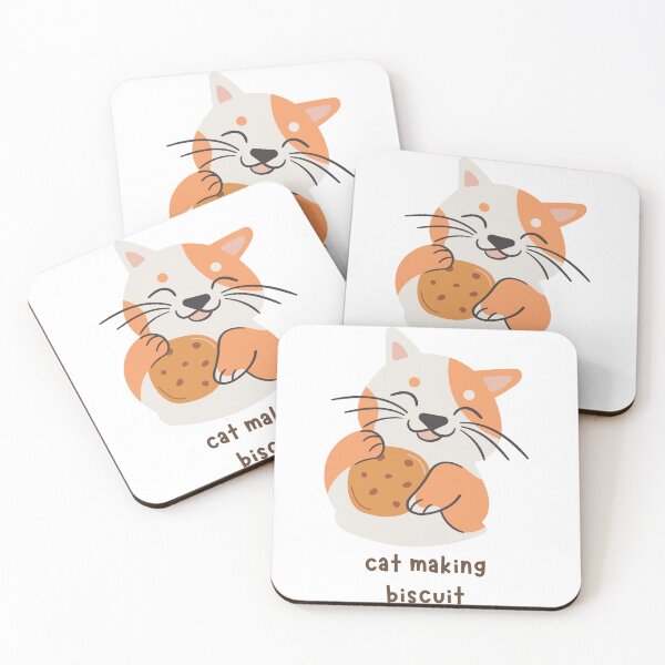 Item preview, cat making biscuits designed and sold by PaulGoldStore.