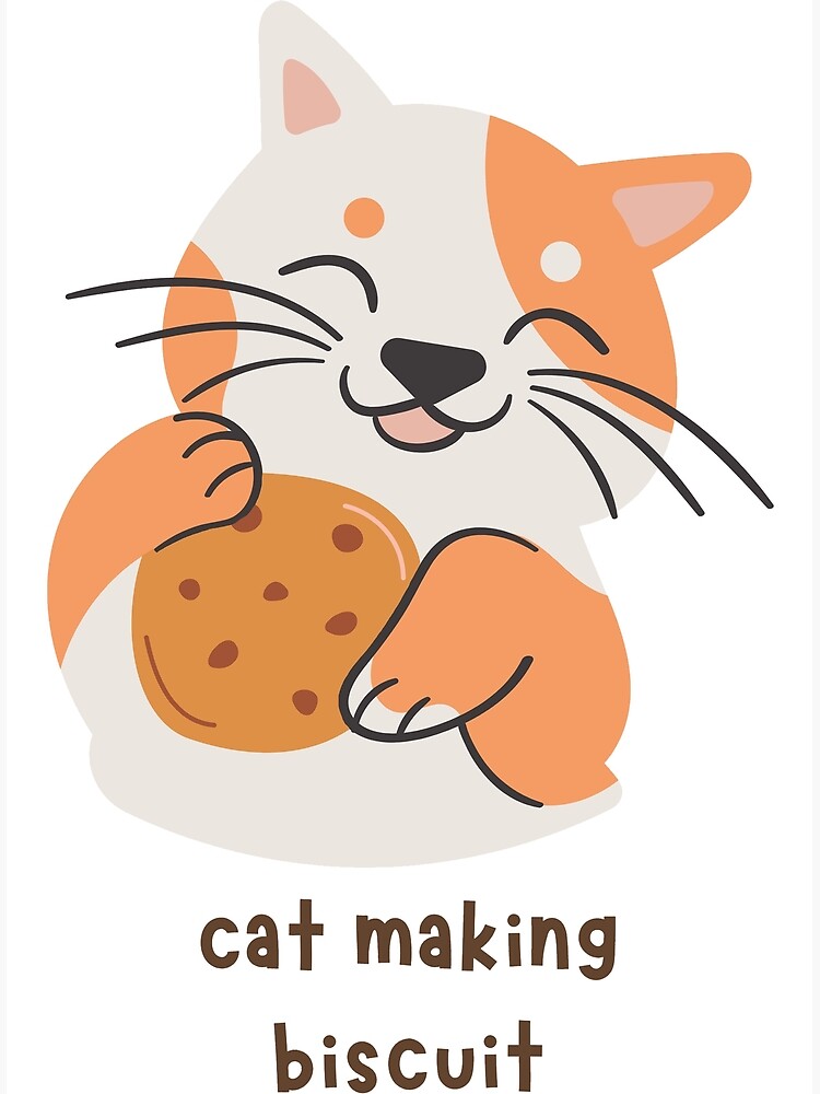 cat making biscuits