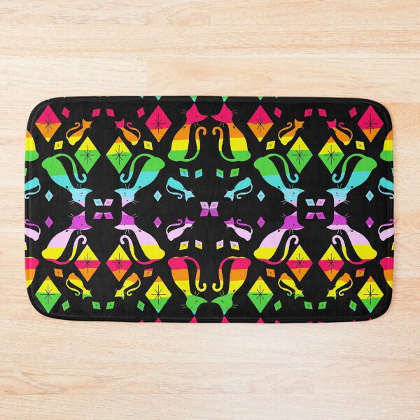 Item preview, Rainbow Atomic cat pattern  designed and sold by bramblewood56.
