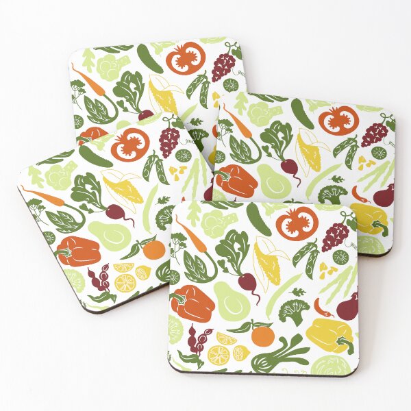 Item preview, Mixed Vegetable Fruit Pattern 9 designed and sold by NobleForte.