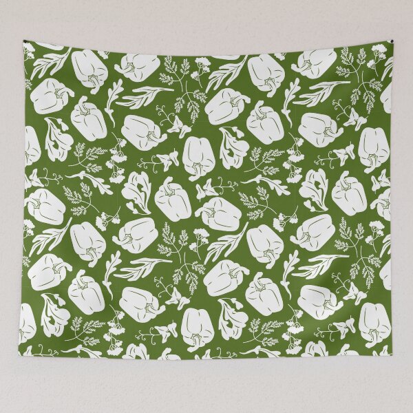 Item preview, Bell Peppers Vegetable Pattern 11 designed and sold by NobleForte.