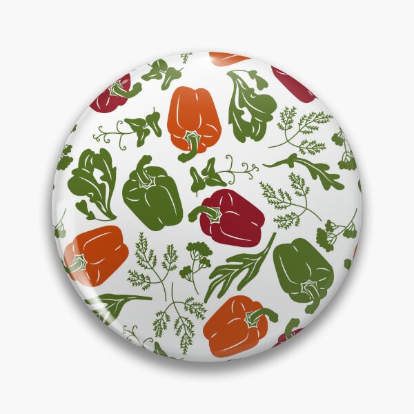 Item preview, Bell Peppers Vegetable Pattern 14 designed and sold by NobleForte.