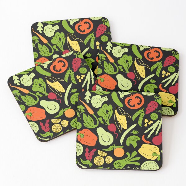 Item preview, Mixed Vegetable Fruit Pattern 15 designed and sold by NobleForte.