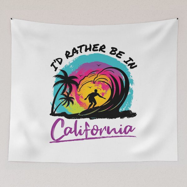 Item preview, I'd Rather Be in California Souvenir designed and sold by jaygo.