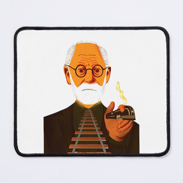 Item preview, sigmund freud sticker designed and sold by deztees.