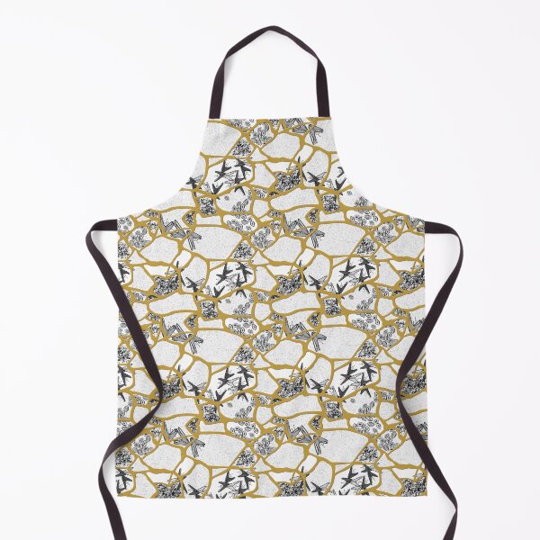 Item preview, Kintsugi - Gray on White designed and sold by bmfabricdesigns.