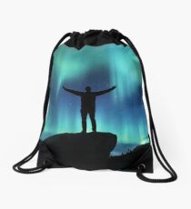 Boreal Freedom Drawstring Bag