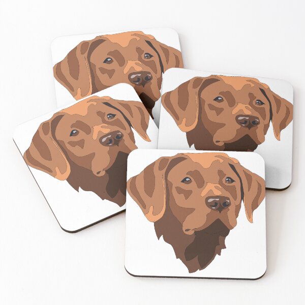 Item preview, Fox red Labrador retriever  designed and sold by LeahcarsArt.