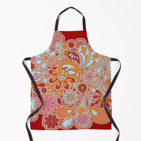 Item preview, Retro Paisley Flower Bohemian Hippie Art designed and sold by Alondra.