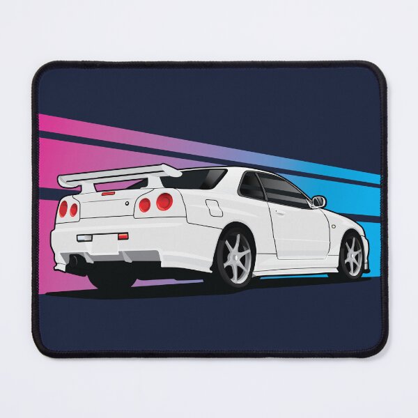 Item preview, Nissan GTR-34 Vector Art - Lines designed and sold by JonasJunqueira.