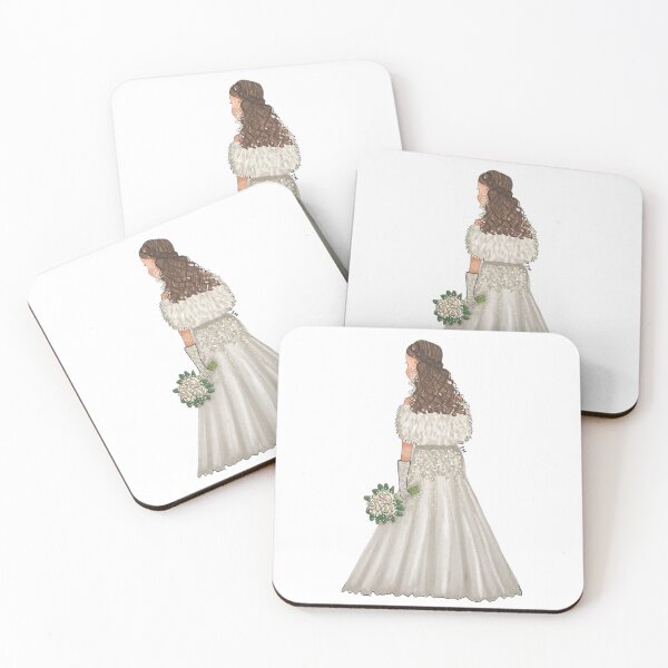 Item preview, Winter Bride Art Illustration | Bridal Gift Design designed and sold by SMillustrations.