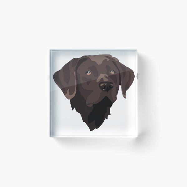 Item preview, Dark chocolate Labrador retriever. designed and sold by LeahcarsArt.