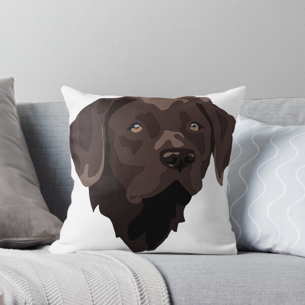 Item preview, Dark chocolate Labrador retriever. designed and sold by LeahcarsArt.
