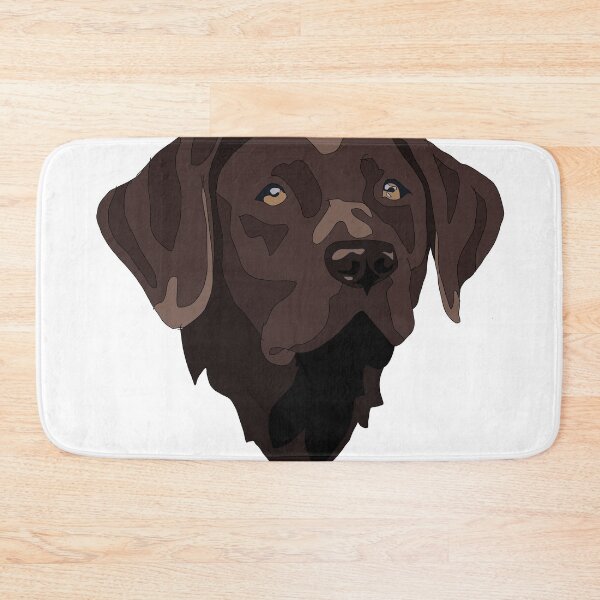 Item preview, Dark chocolate Labrador retriever. designed and sold by LeahcarsArt.