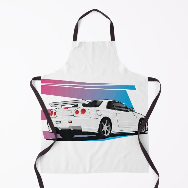 Item preview, Nissan GTR-34 Vector Art - Sunrise Lines designed and sold by JonasJunqueira.