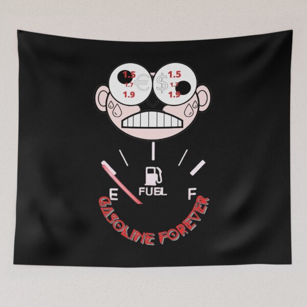 Item preview, Gasoline Forever Funny Gas, strange gas quote designed and sold by Nicedeco.