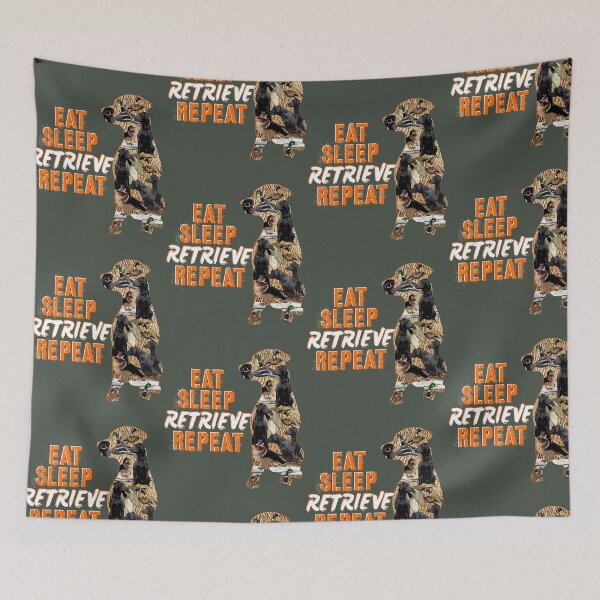 Item preview, Labrador Retriever Duck Hunting Design for Duck Hunters, Eat Sleep Retrieve Repeat, Waterfowl design designed and sold by LifeCrush.