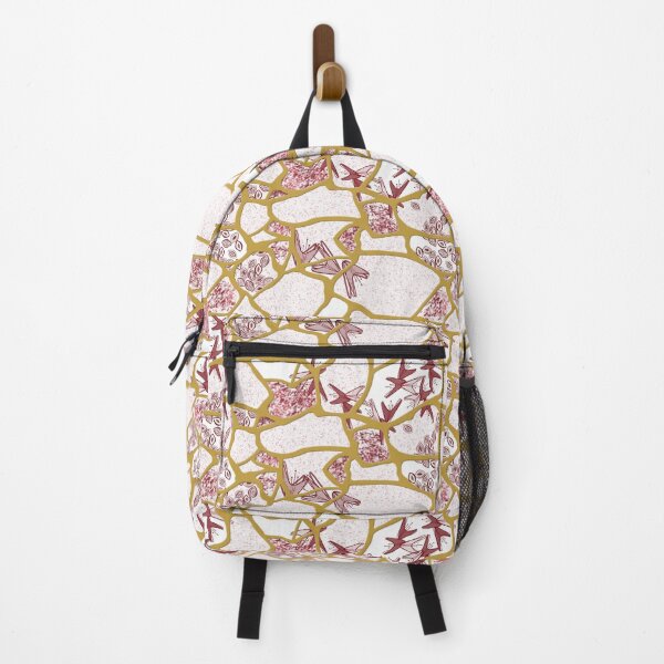 Item preview, Kintsugi - Mauve on White designed and sold by bmfabricdesigns.