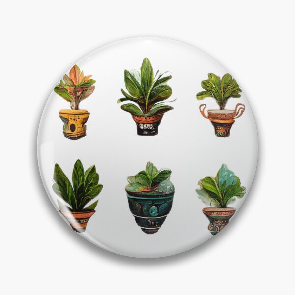Item preview, Ancient Clay Pot Houseplants designed and sold by RadicalWombat.
